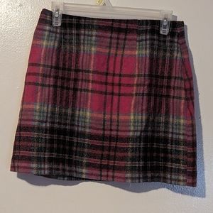 Le Chateau plaid skirt